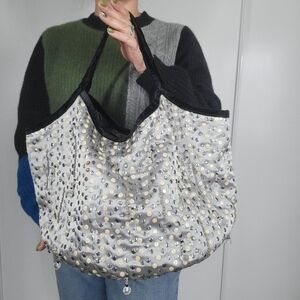 M Designs Vintage Sequin Tote Bag